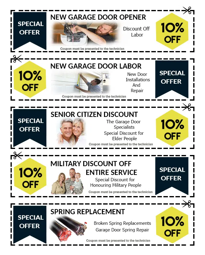 Garage Door & Opener Repairs New York, NY 212-918-5376 - coupons
