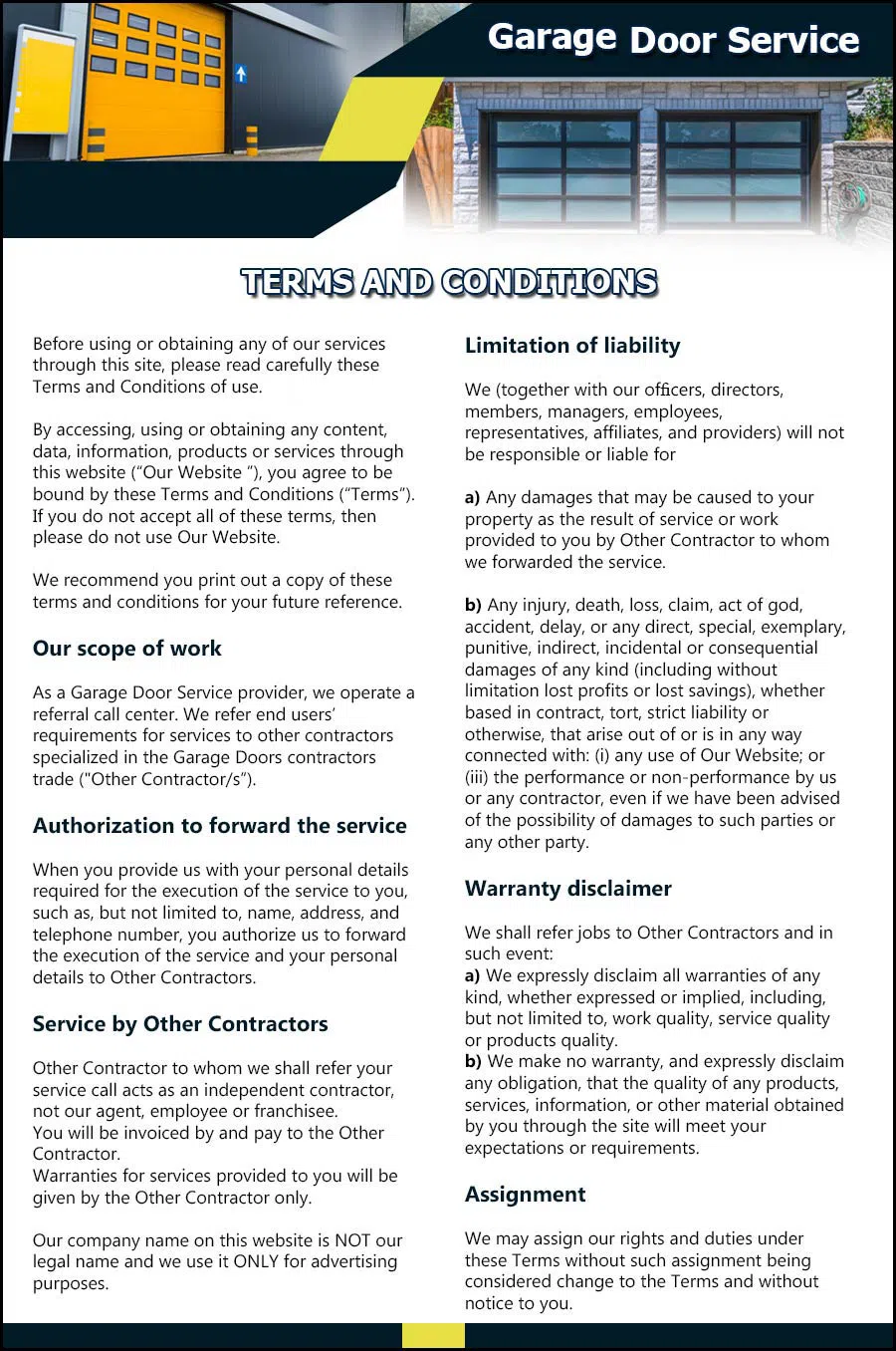 Garage Door & Opener Repairs New York, NY 212-918-5376